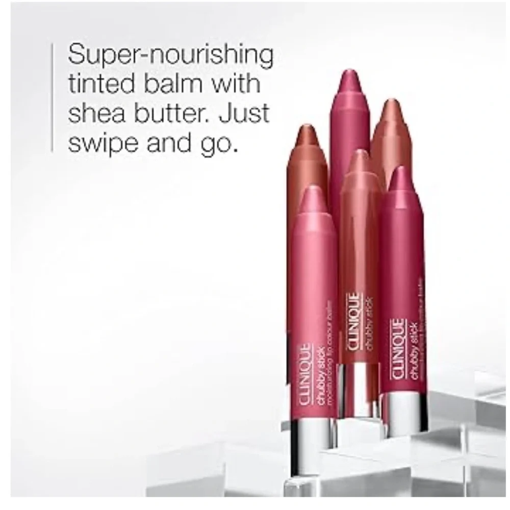 Clinique Chubby Stick Tinted Lip Colour Balm Crayon Fuller Fig NEW IN BOX